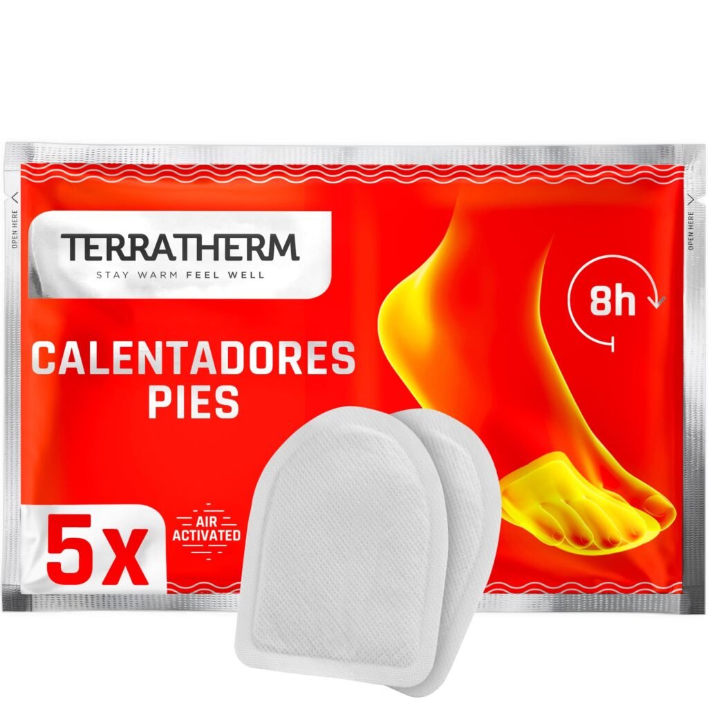 TerraTherm Calentadores de pies, Activado por Aire, 5, 10 o 30 Pares