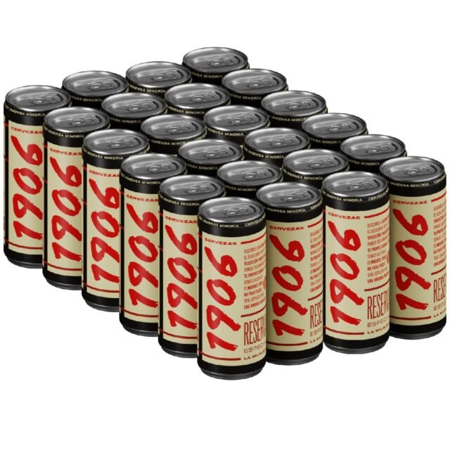 1906 - Reserva Especial Cerveza Lager Extra, 24 Latas x 33 cl