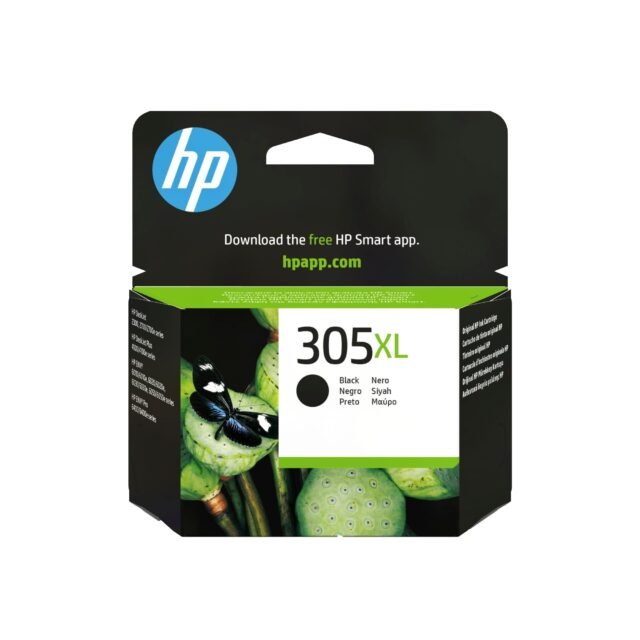 HP 305XL Negro, Cartucho de Tinta Original, Alta Capacidad