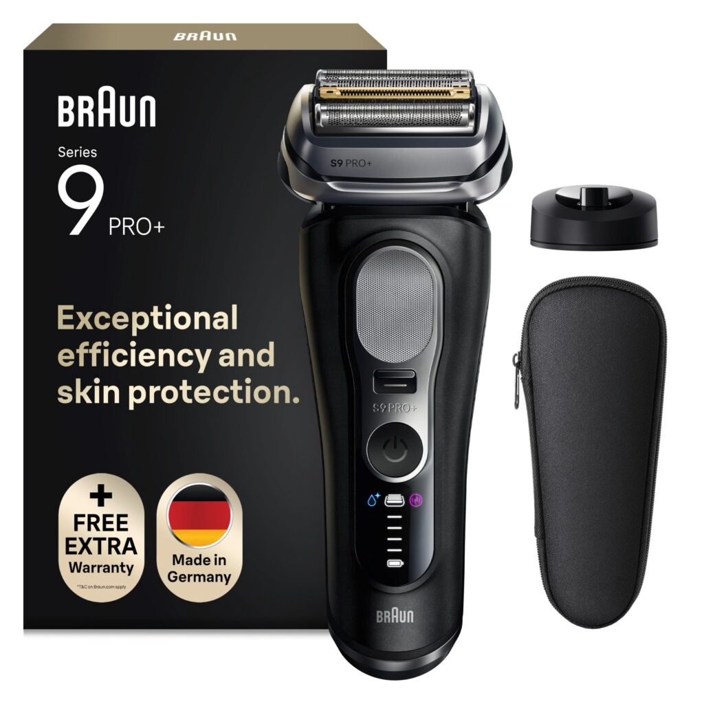 Braun Series 9 Pro+ Afeitadora Eléctrica Hombre, 9610SI, Negro