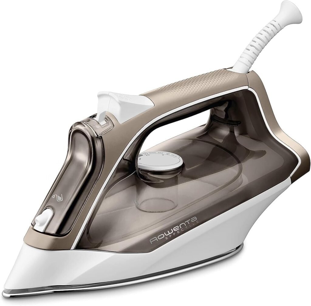 Rowenta Effective+, Plancha de vapor, Golpe de vapor de 120 g/min, Beige