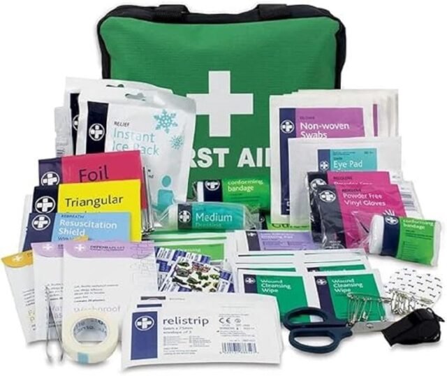 LEWIS-PLAST Kit de primeros auxilios Saco de primeros auxilios 160 piezas - kit
