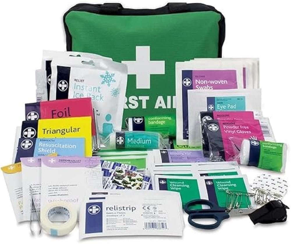 LEWIS-PLAST Kit de primeros auxilios Saco de primeros auxilios 160 piezas - kit