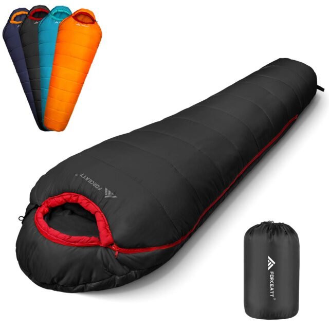 Forceatt Saco de Dormir Momia, Temperatura Aplicable es 0℃-20℃