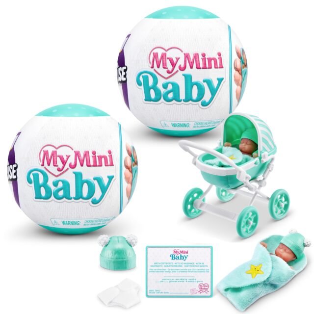 5 Surprise My Mini Baby Series 1, 2 Capsules, by ZURU, Collectible Mystery Capsule