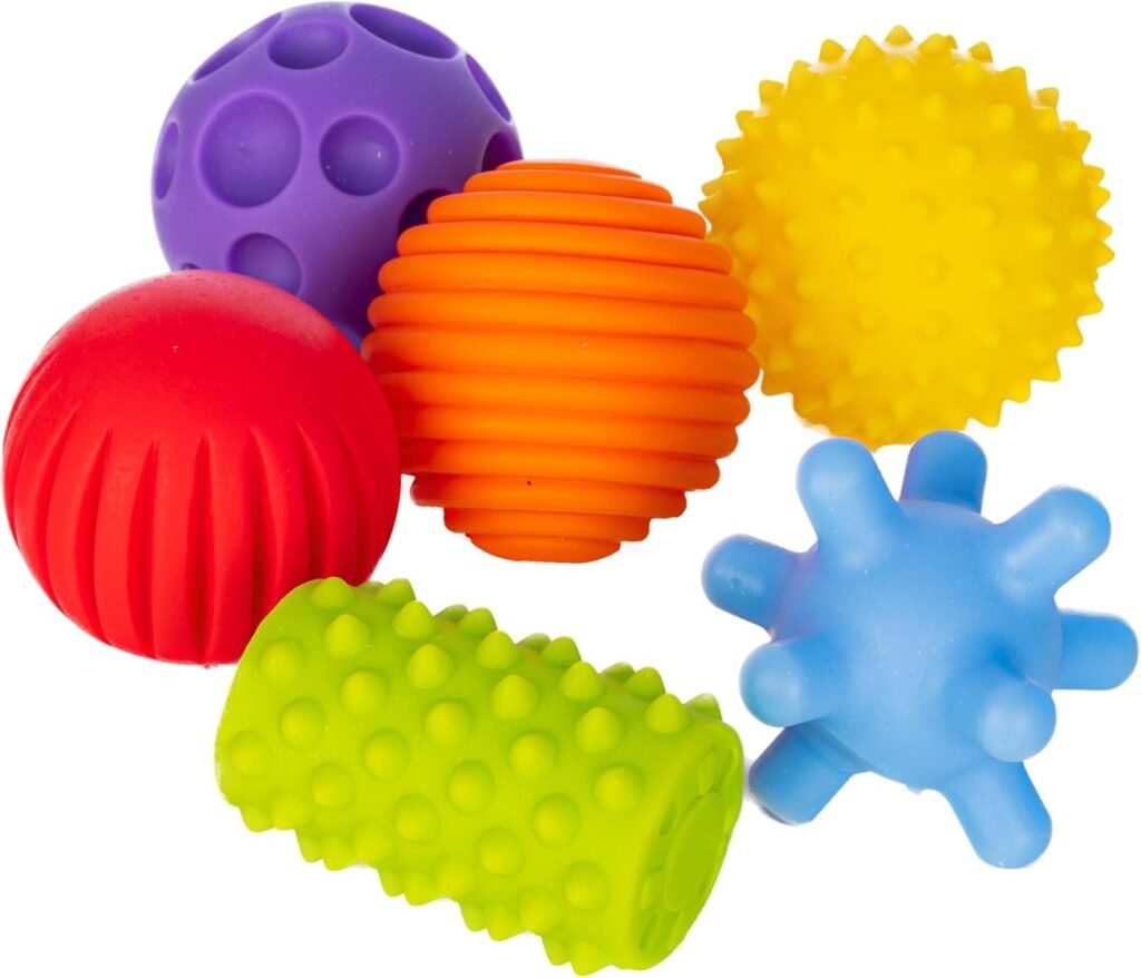 FANCY Baby Pelotas Sensoriales para Bebés - Juguete Educativo para Bebés a Partir de 3