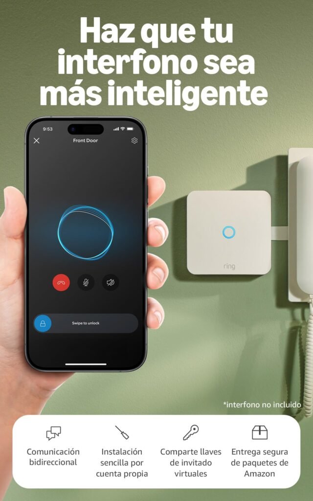 Ring Intercom Audio, Haz que tu interfono sea más inteligente, Transmisión de audio