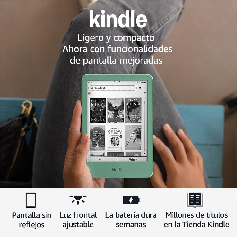 Amazon Kindle (última generación), el Kindle más ligero y compacto