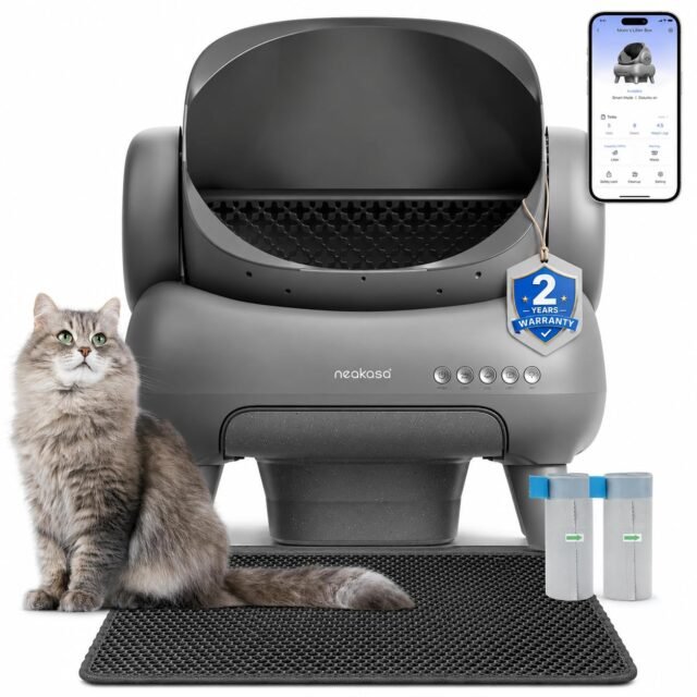 Caja de Arena para Gatos M1 con Parte Superior Abierta