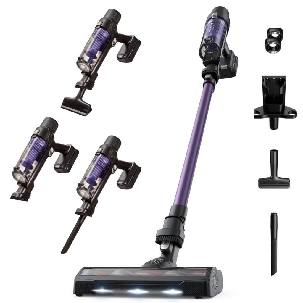 Rowenta X-Pert 7.60, Aspiradora Escoba Sin Cable, Lila