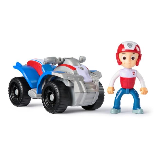 Paw Patrol Patrulla Canina Ryder y Moto Juguete Quad de Rescate +3 años