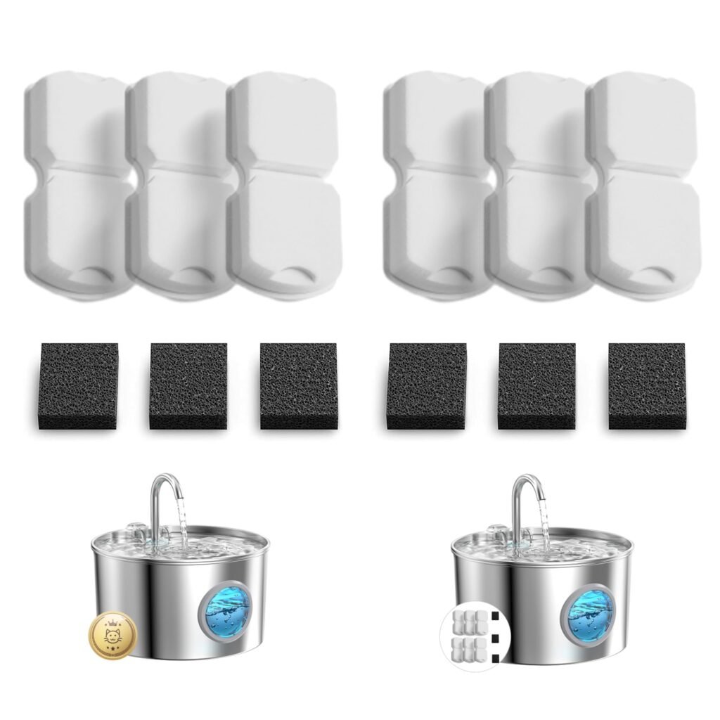Fuente para Gatos Acero Inoxidable 12 Filtro