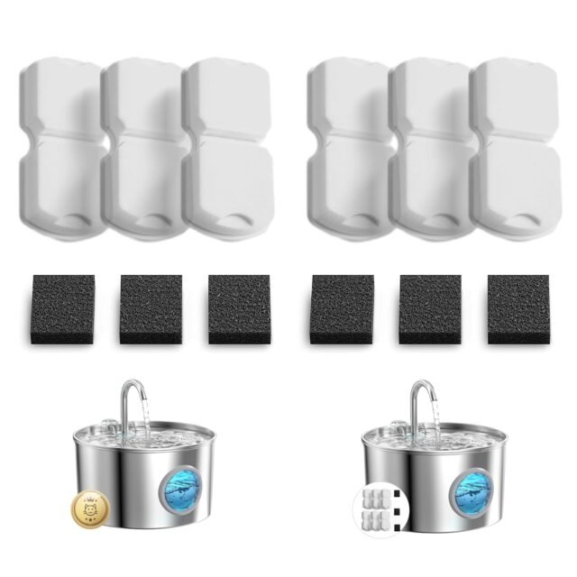 Fuente para Gatos Acero Inoxidable 12 Filtro