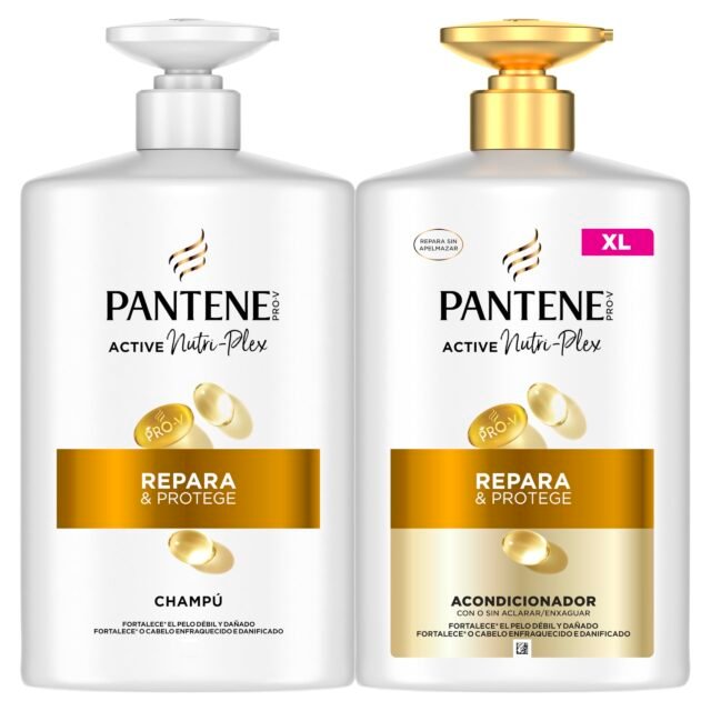 Pantene Pro-V Repara y Protege Champú 1L +Acondicionador 800ml Pelo Dañado