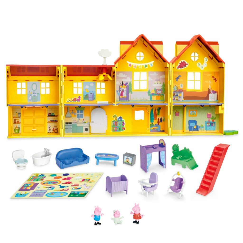 Hasbro Peppa Pig, Gran Casa Familiar de Peppa, Juguetes para Niñas y Niños