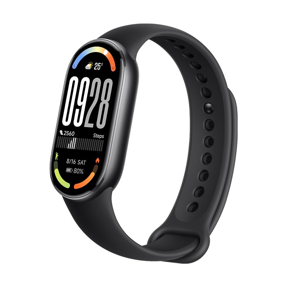 Xiaomi Smartband 10, Pantalla AMOLED de 1, 72”, Carga rápida, 150+ Modos Deportivos