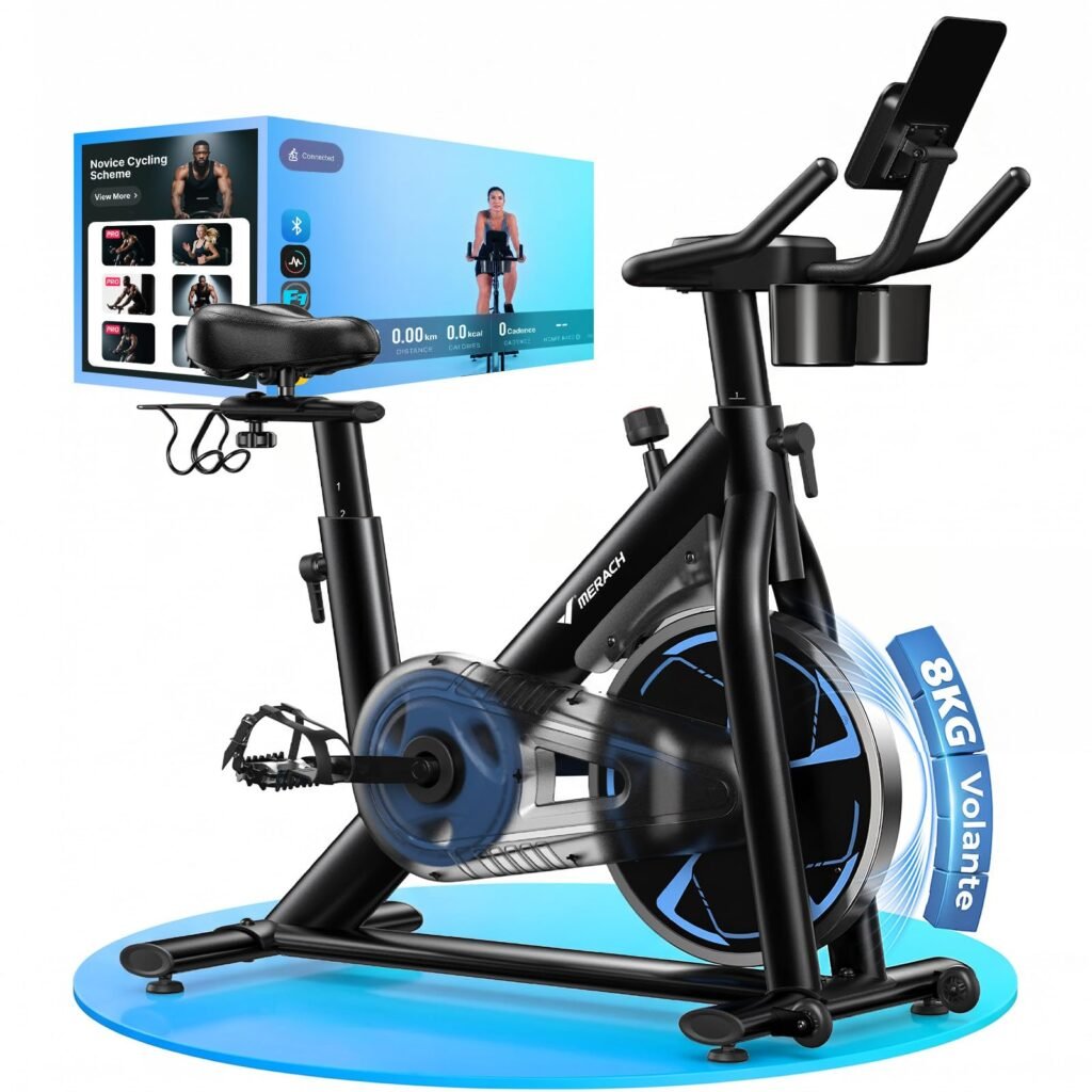 MERACH Bicicleta Estática con Resistencia Magnética