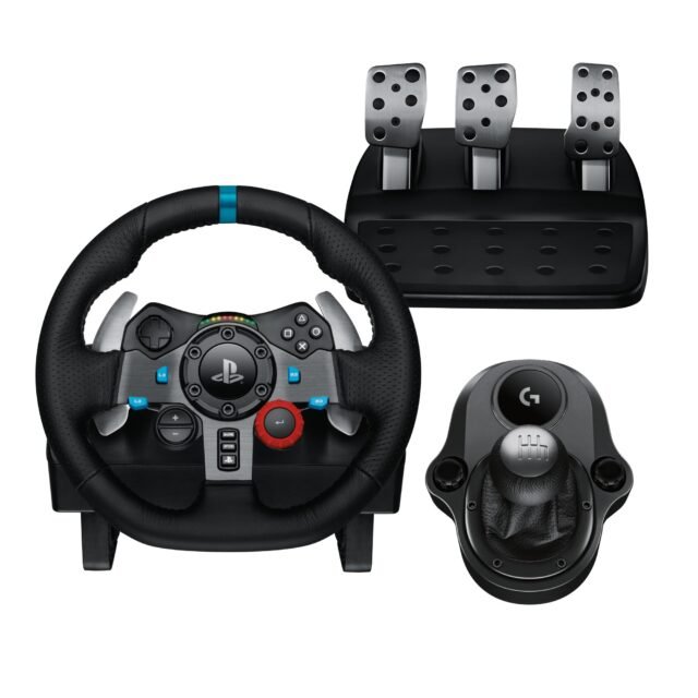 Logitech G G29 SE Driving Force Wheel y Shifter para Playstation & PC