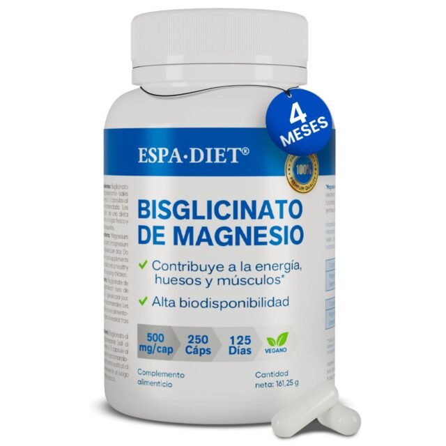 Bisglicinato de Magnesio puro - Alta biodisponibilidad y efecto rápido - Sueño Reparador