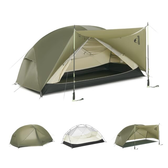 Naturehike Tienda de campaña Mongar Pro ultraligera, resistente al viento, impermeable