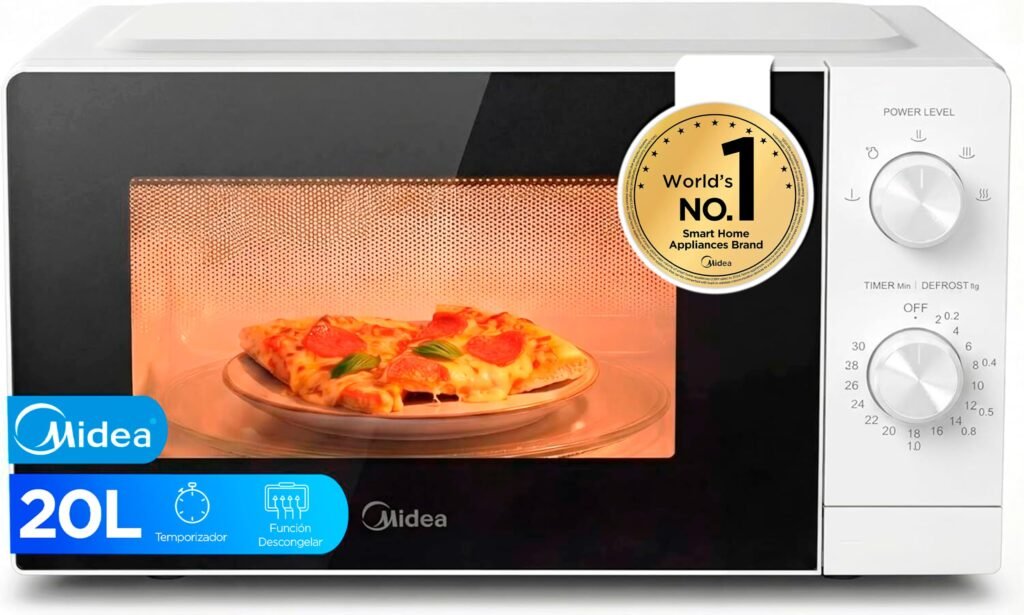 Midea Microondas 20 litros y 700 W de potencia, Microwave