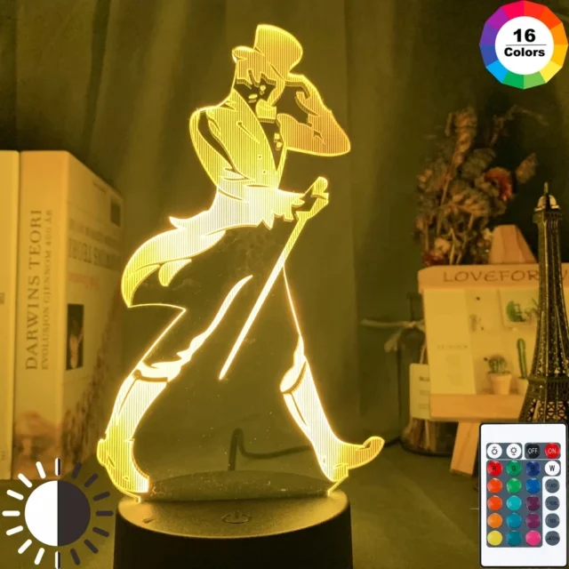 Luz Led 3D Johnnie Walker — luz nocturna decorativa