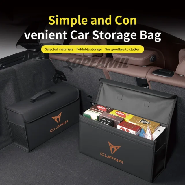 Caja de almacenamiento plegable para maletero (compatible Cupra)
