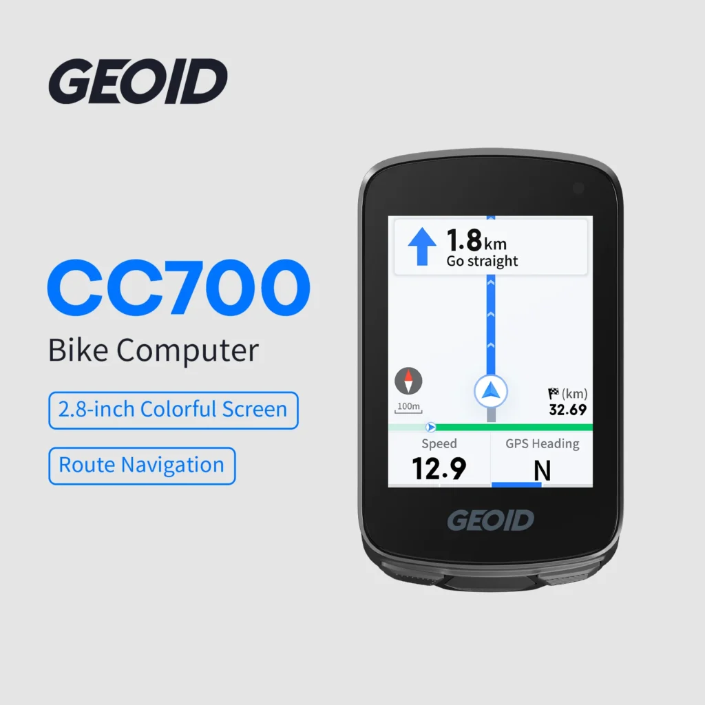 GEOID CC700 GPS para bicicleta con pantalla color