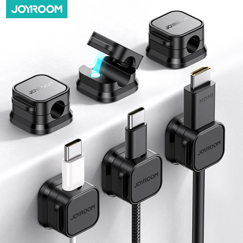 Clips magnéticos Joyroom para organizar cables