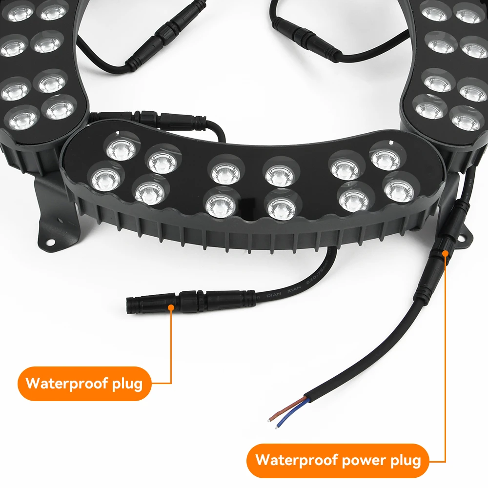 Focos LED exteriores de aluminio IP65 impermeables