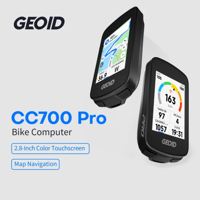 GEOID CC700 Pro — computadora de bicicleta con pantalla táctil