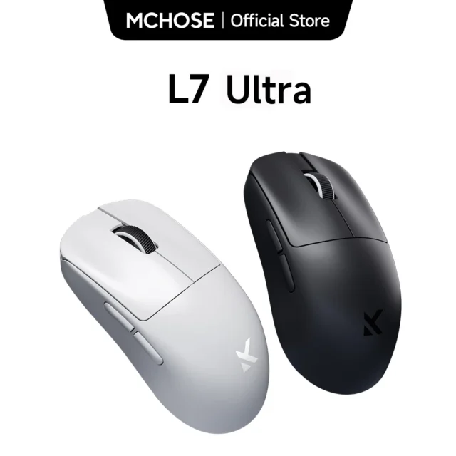 MCHOSE L7 Ultra — ratón inalámbrico ultraligero 39g