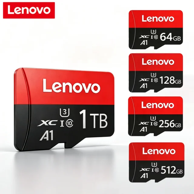 Tarjeta Micro SD Lenovo, varias capacidades, clase 10
