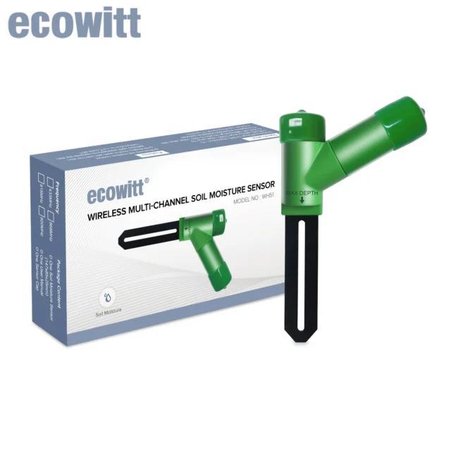 Medidor de Humedad ECOWITT WH51 — sensor solo (16 canales)