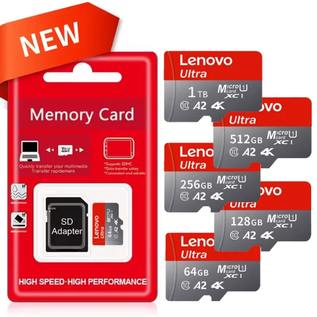 Tarjeta microSD Lenovo 1 TB (Clase 10)